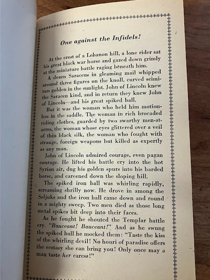 Vintage Paperback - Gardner F. Fox: One Sword for Love