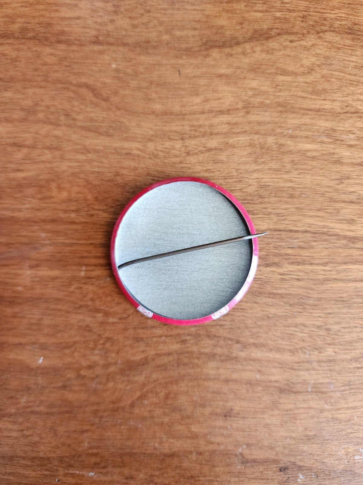 Vintage Political Campaign Pin 1980s "Reagan For President" Red