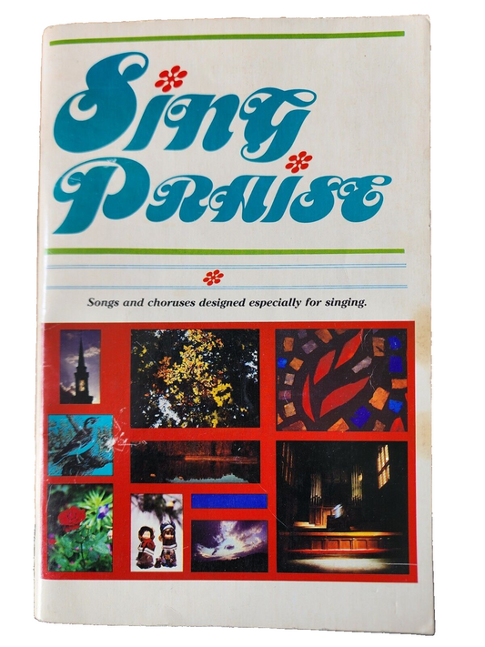 Vintage Sing Praise Songbook Voice Guitar 1982