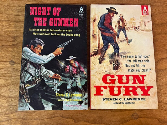 Lot of 2 Westerns by Steven C. Lawrence