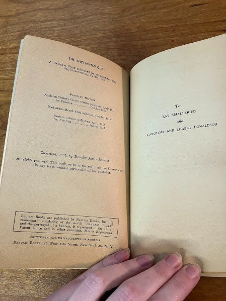 Bantam Book - The Enchanted Cup Dorothy James Roberts