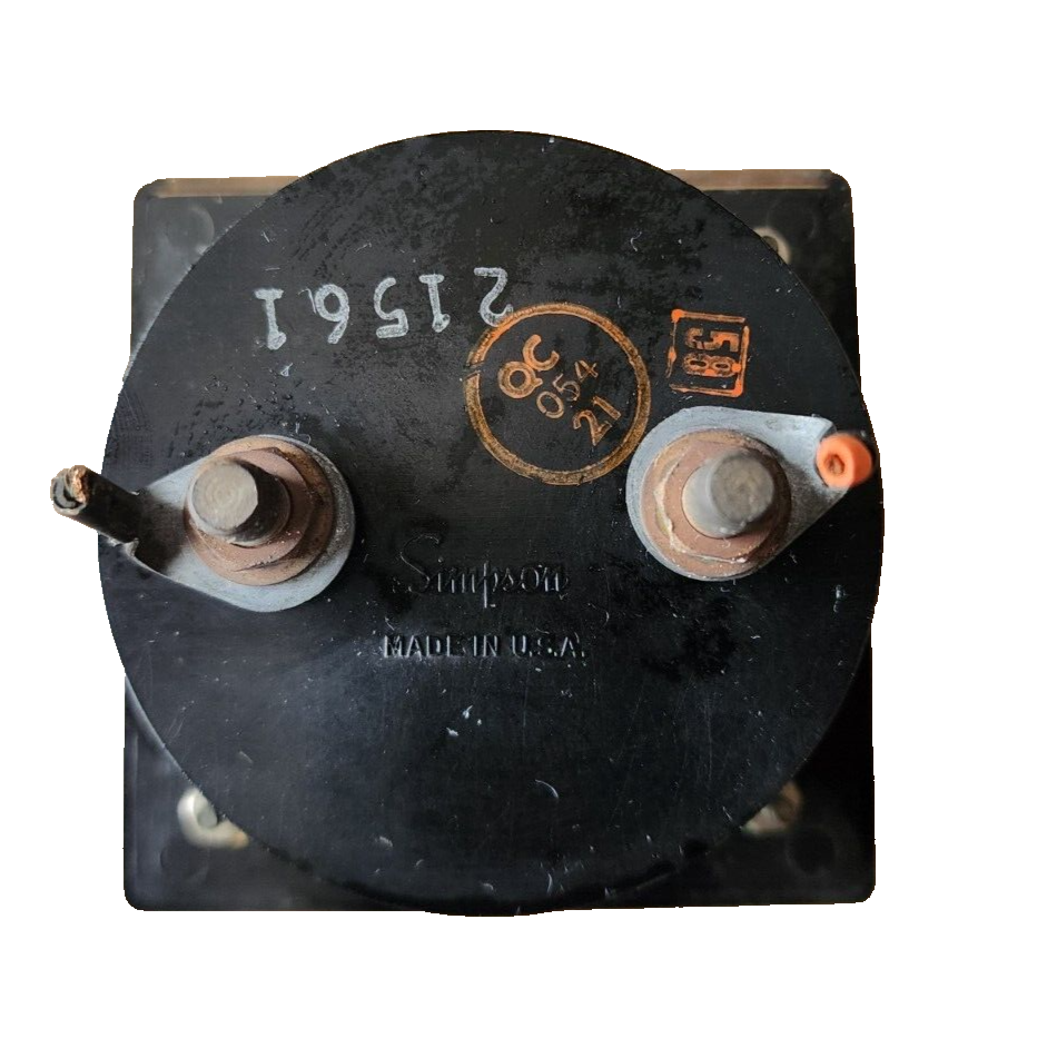 Simpson 0-10 AC Amperes Amps