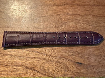Hadley Roma Wristwatch Band: MS898 Brown 22MML - Genuine Leather