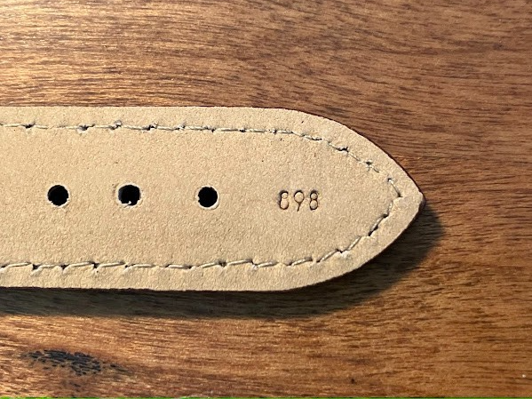 Hadley Roma Wristwatch Band: MS898 Brown 22MML - Genuine Leather