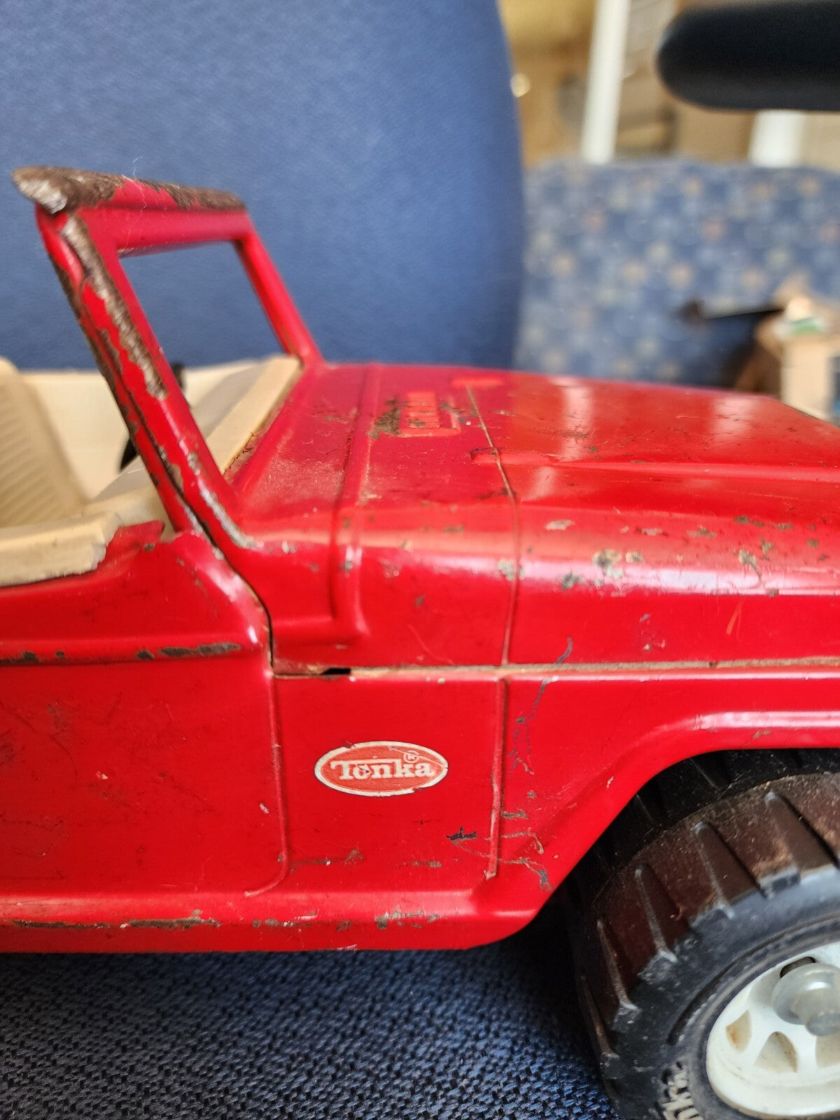 Tonka Toy red Jeep