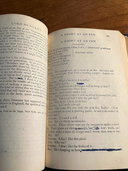 One-Act Plays By Modern Authors - Discarded Library Copy