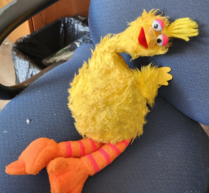 Vtg 1980 Sesame Street Big Bird Plush