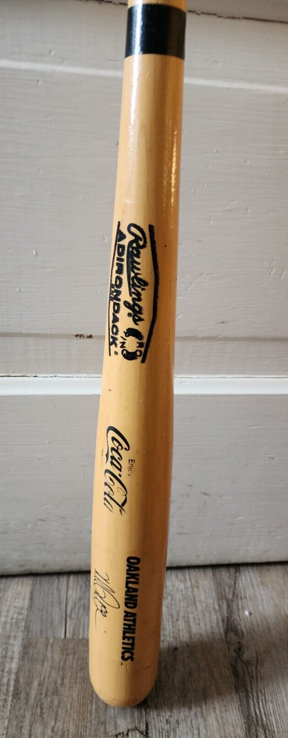 Mark McGwire Autographed Rawlings Adirondack 29" Bat Oakland Athletics