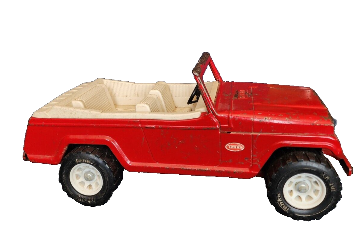Tonka Toy red Jeep