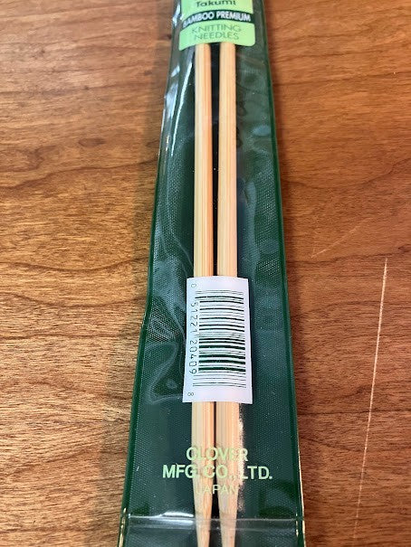 Bamboo Premium Knitting Needles - Lot of 5 - No. 6, 7, 9, 13, and 13