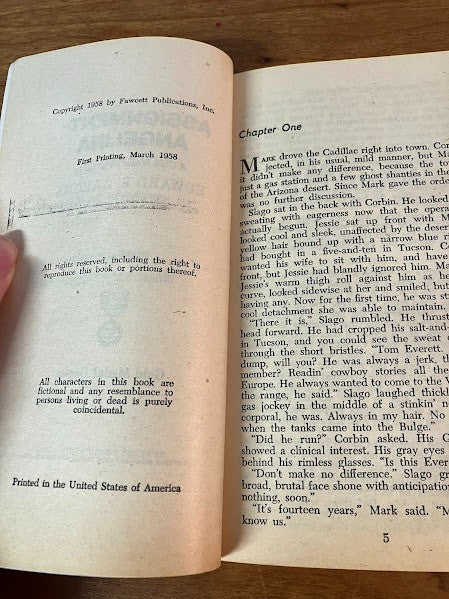Vtg Paperbacks - lot of 2 - Edward S Aarons