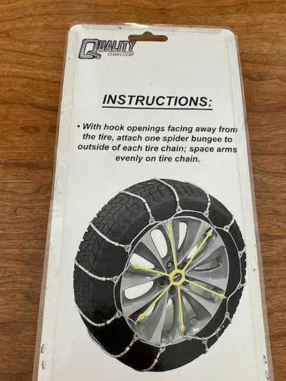 Tire Chain - Quality Chain 0212 Rubber Spider Bungee
