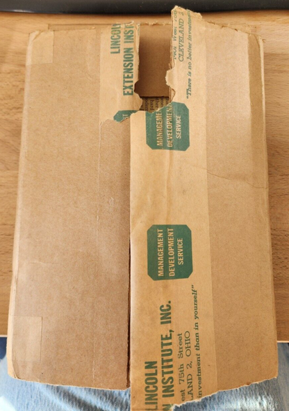 11 Lincoln Extension Institute Antique Book Cleveland