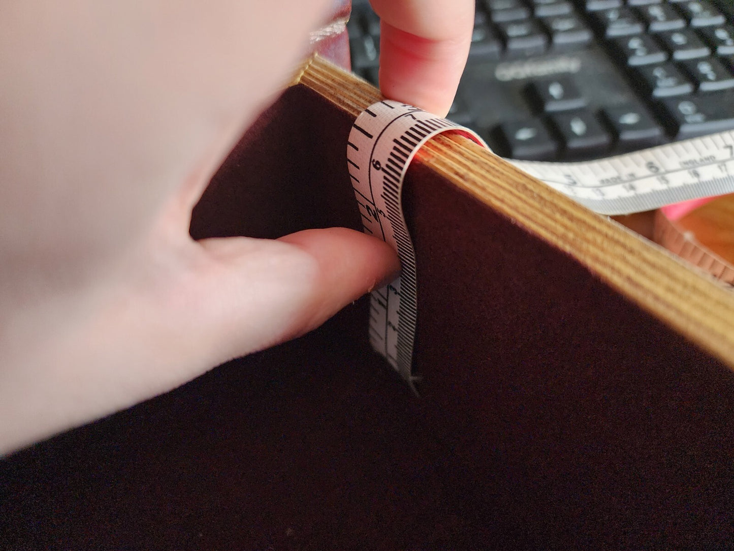 Hidden Compartment Faux Lined Book Magnet Close