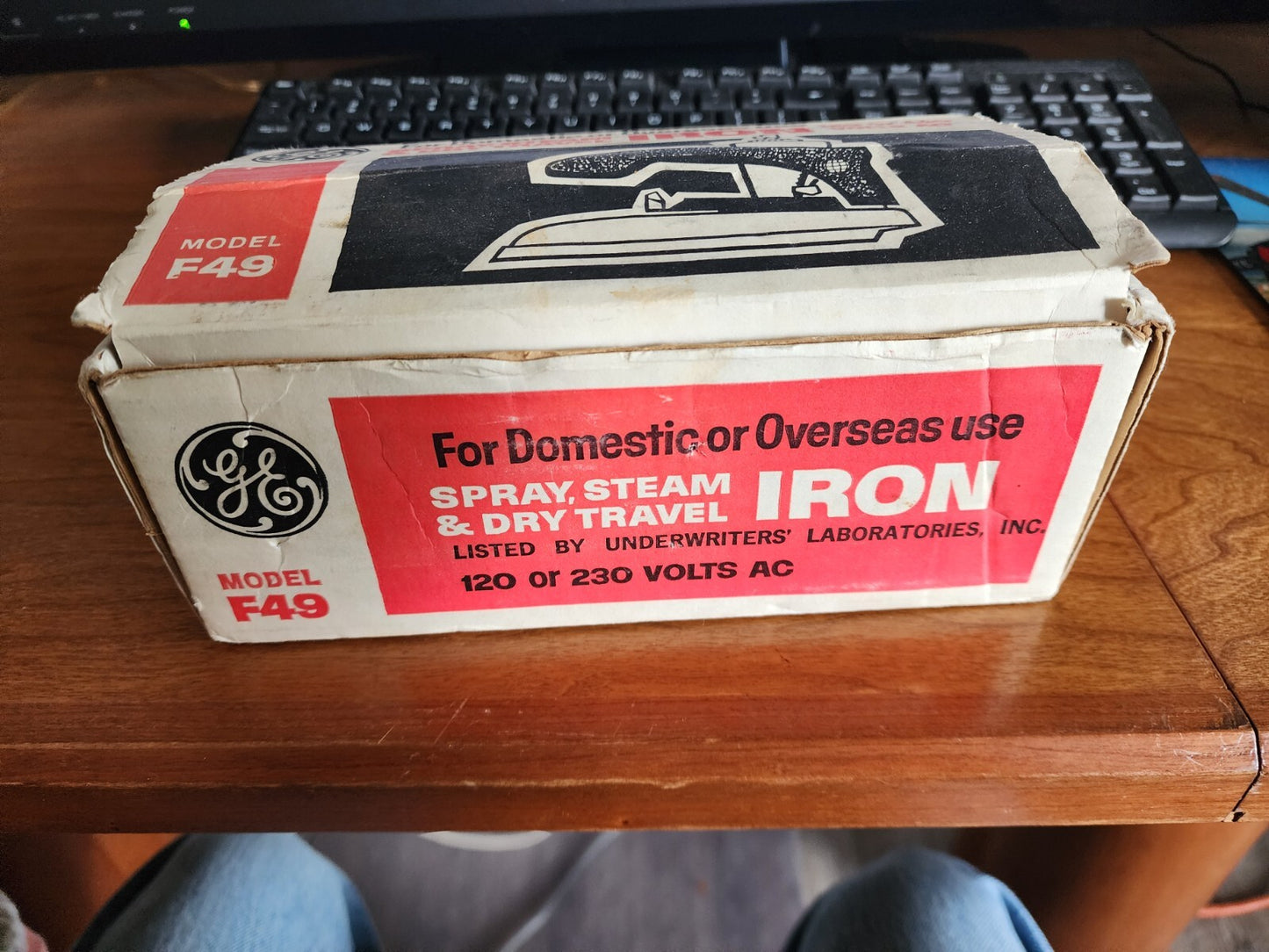 VTG Travel Iron Spray Steam & Dry Model F49 120V/230V
