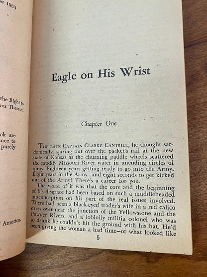 Gold Medal: Eagle on His Wrist by Homer Hatten