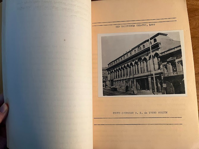 Famous Playhouses of San Francisco Pt. 2 - Theatre Research Series. Vol XVI