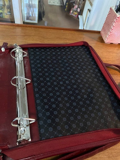 Red Leather - Foray Portfolio Briefcase