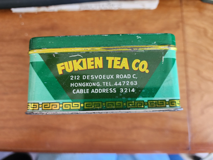 Vintage Flying Horse Tea Tin Can - Hong Kong