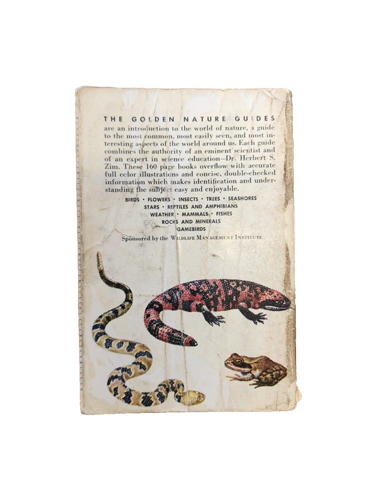 Reptiles and Amphibians A Golden Nature Guide 212 Species In Full Color 1956
