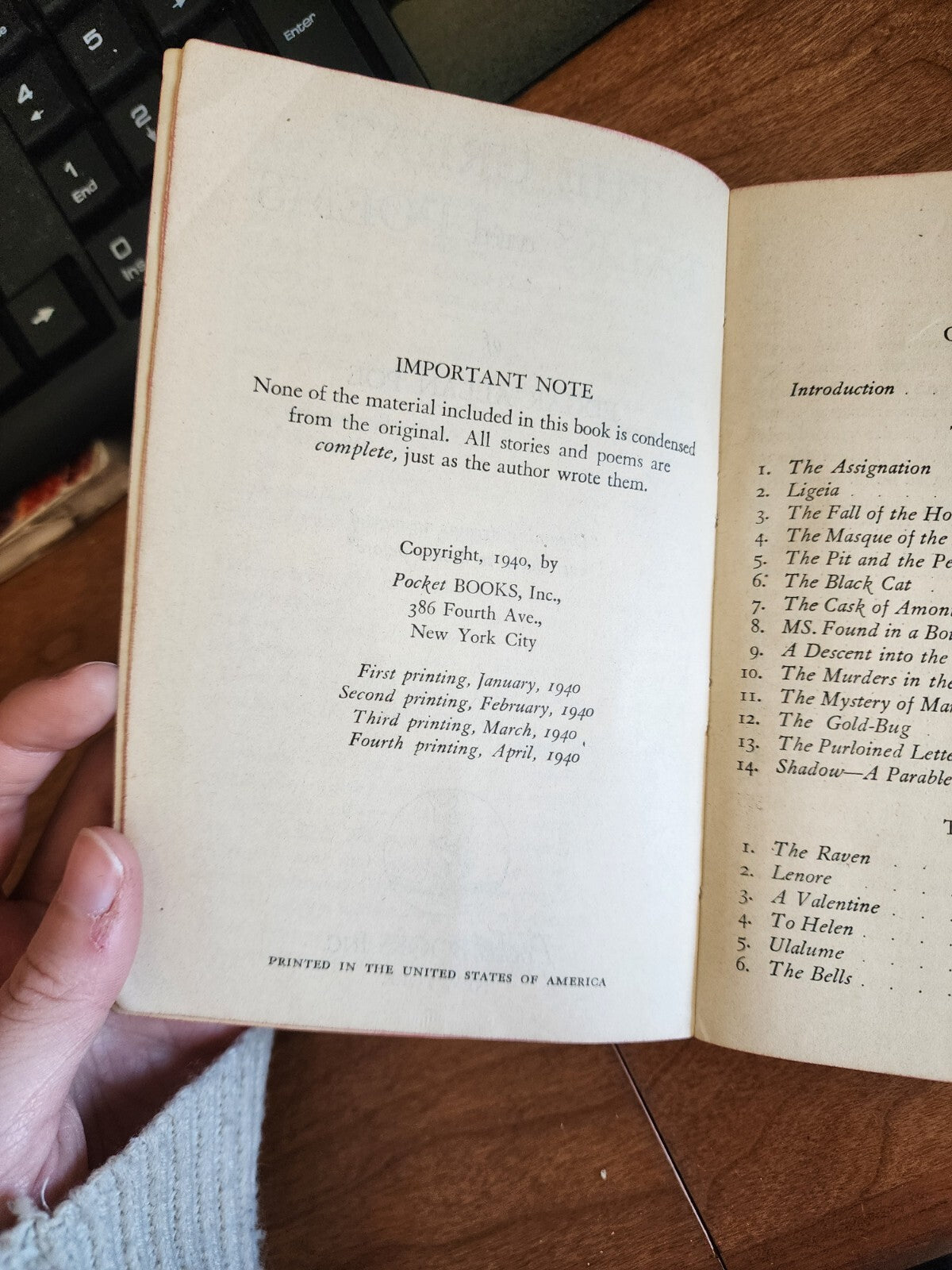The Great Tales And Poems Of Edgar Allan Poe 1940