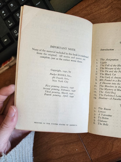 The Great Tales And Poems Of Edgar Allan Poe 1940
