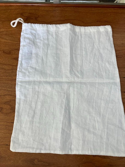 Multi-purpose Cotton Drawstring Reusable Bag - White