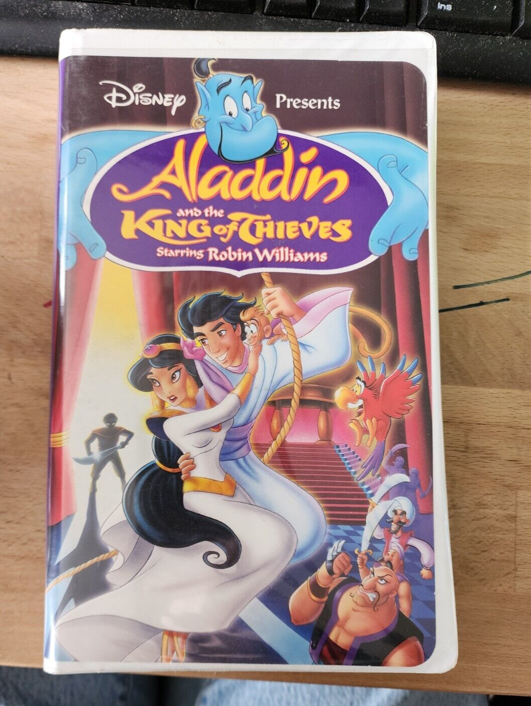 WALT DISNEY VHS LOT-Aristocats, the Rescuers, Lion King, Aladdin King of Thieves
