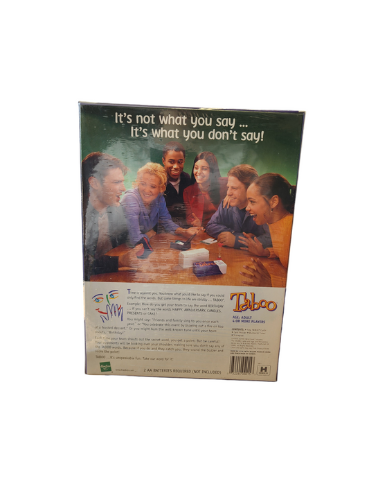 Hasbro Taboo The Game of Unspeakable Fun 2000 New SEALED