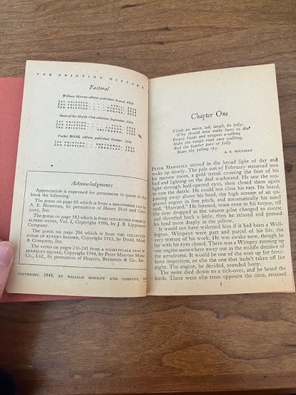 Vtg Pocket Book - PASTORAL By Nevil Shute