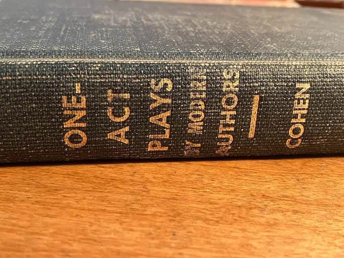 One-Act Plays By Modern Authors - Discarded Library Copy