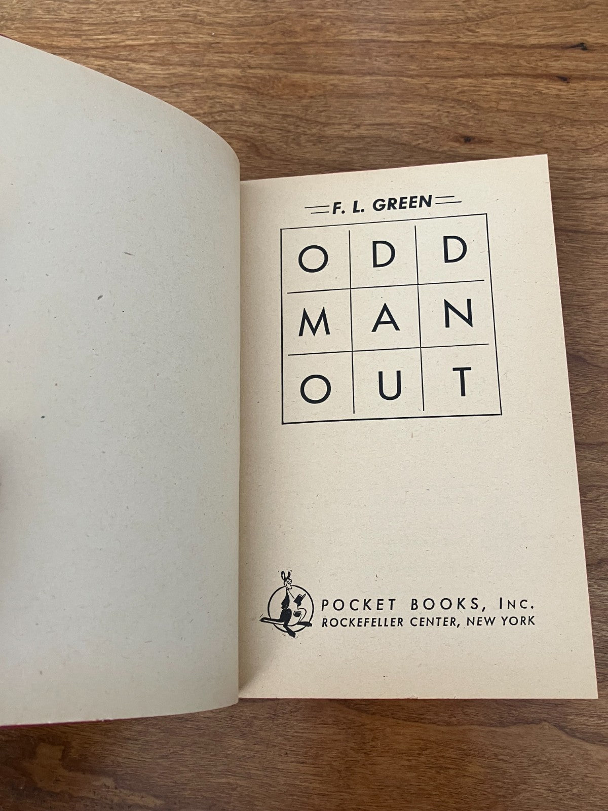 Odd Man Out, F.L. Green, 5th Printing, April 1948 Vintage Paperback