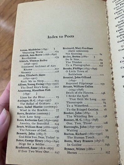 Treasury of American Verse by Gold Medal Paperback Books