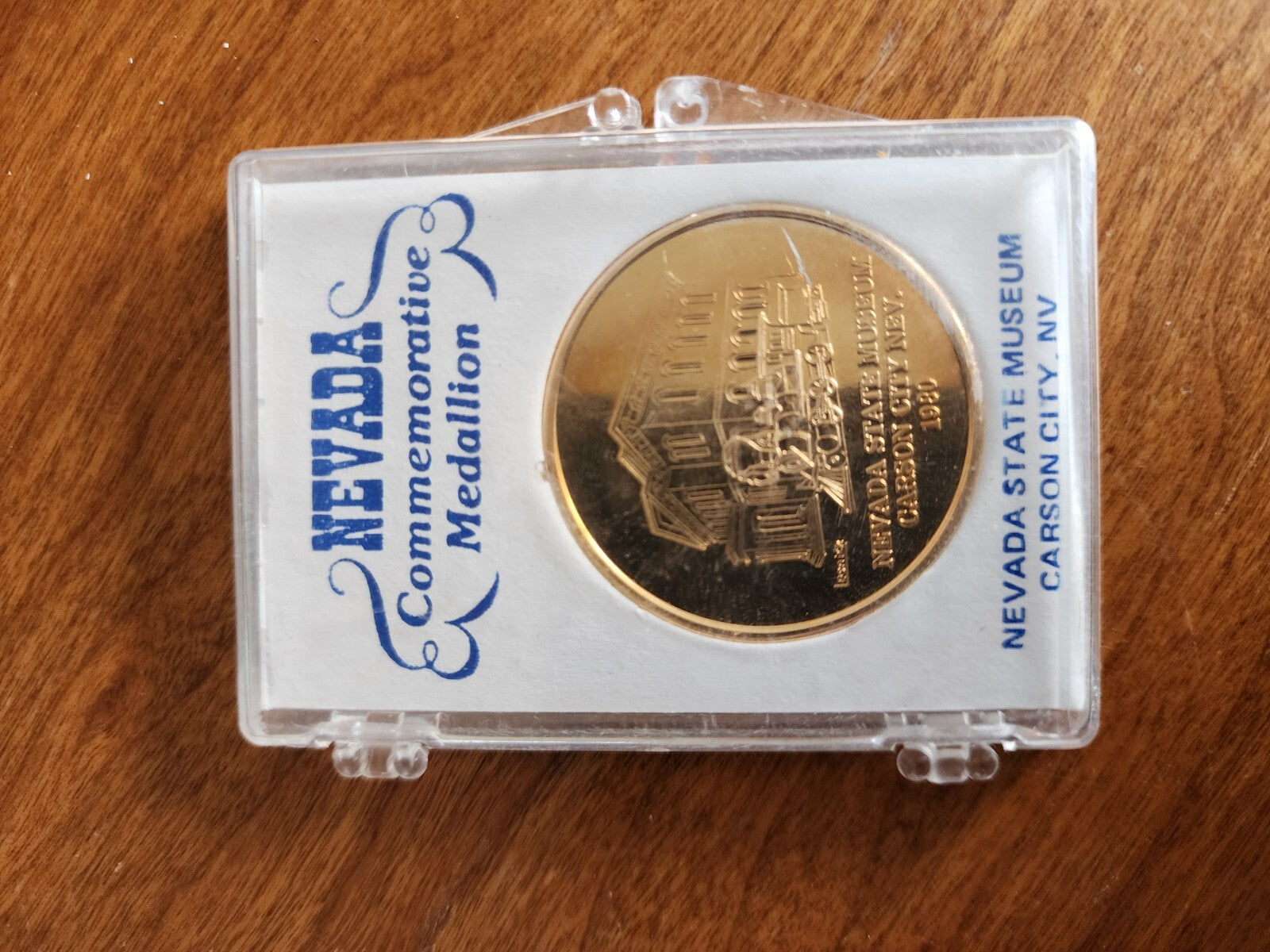 1980 Nevada State Museum (Old Carson City Mint) Proof Like Bronze Medal - GOOD