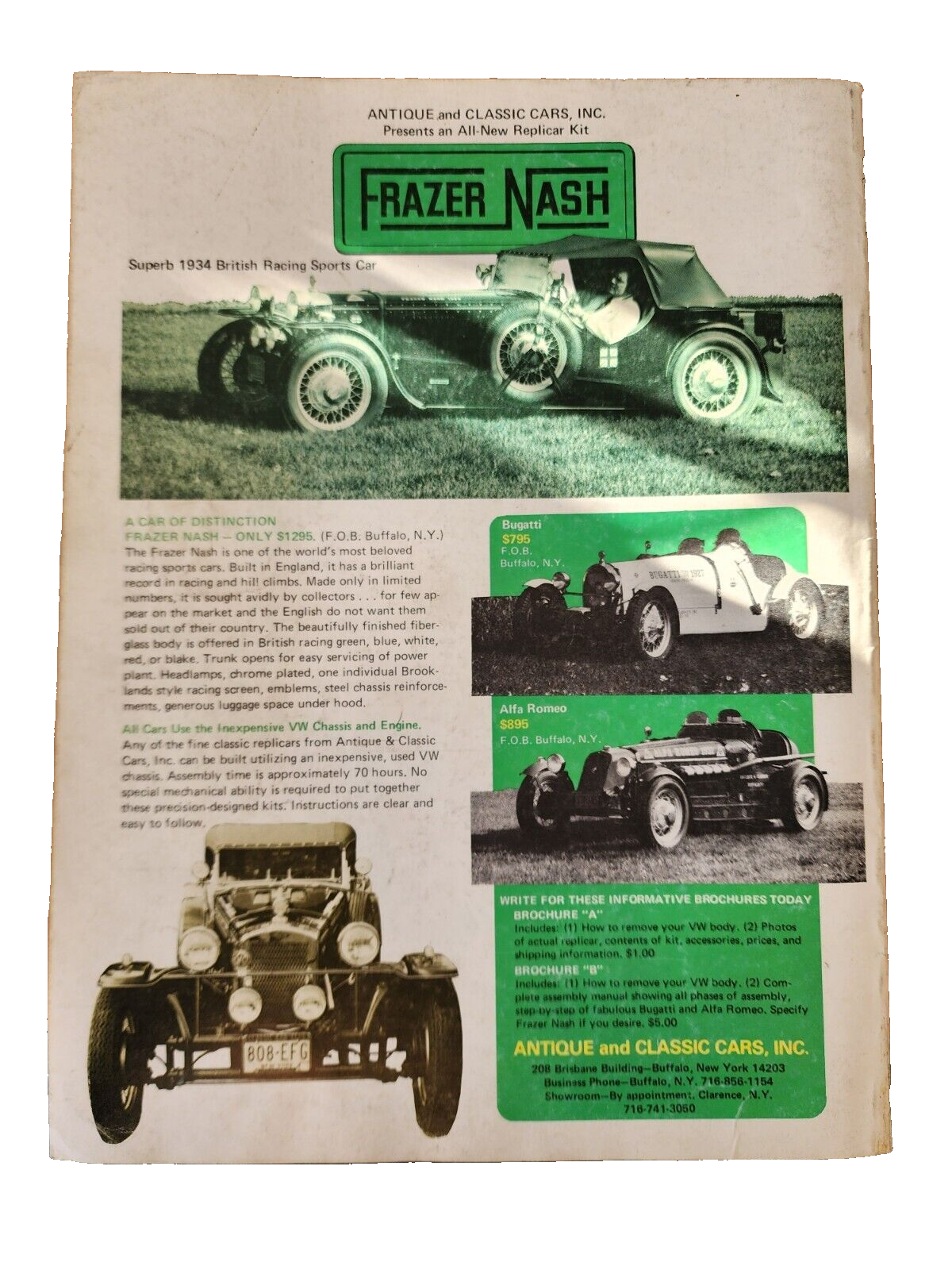 Vtg CAR CLASSICS Magazine December 1976 Special Collectors Issue