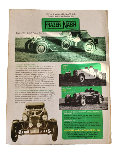 Vtg CAR CLASSICS Magazine December 1976 Special Collectors Issue
