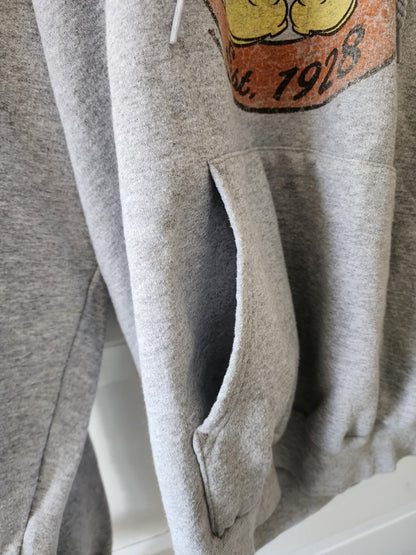 Disneyland Grey Vintage Style Sweater Hoodie Sz Large