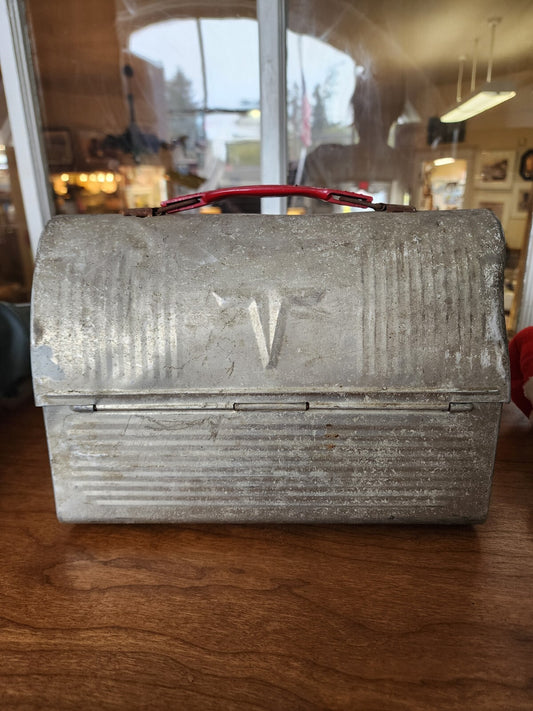 Vintage Thermos Brand Products V Dome Lunch Box