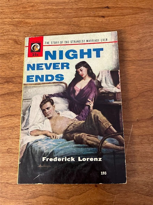 Vintage Paperback - Frederick Lorenz: Night Never Ends