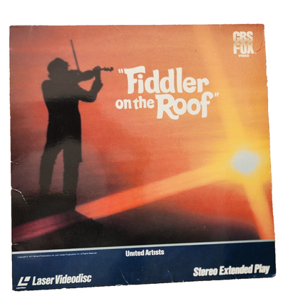 Fiddler On The Roof (1971) Deluxe Letter-Box Edition 2-Laser Disc Videodisc
