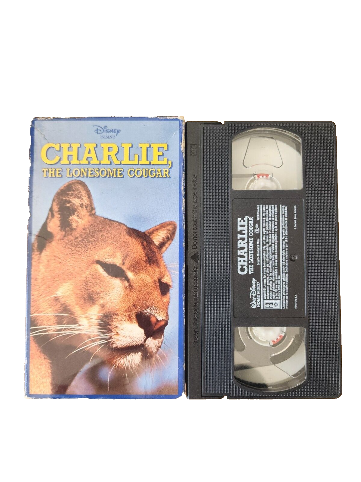 Charlie the Lonesome Cougar (VHS, 1997)