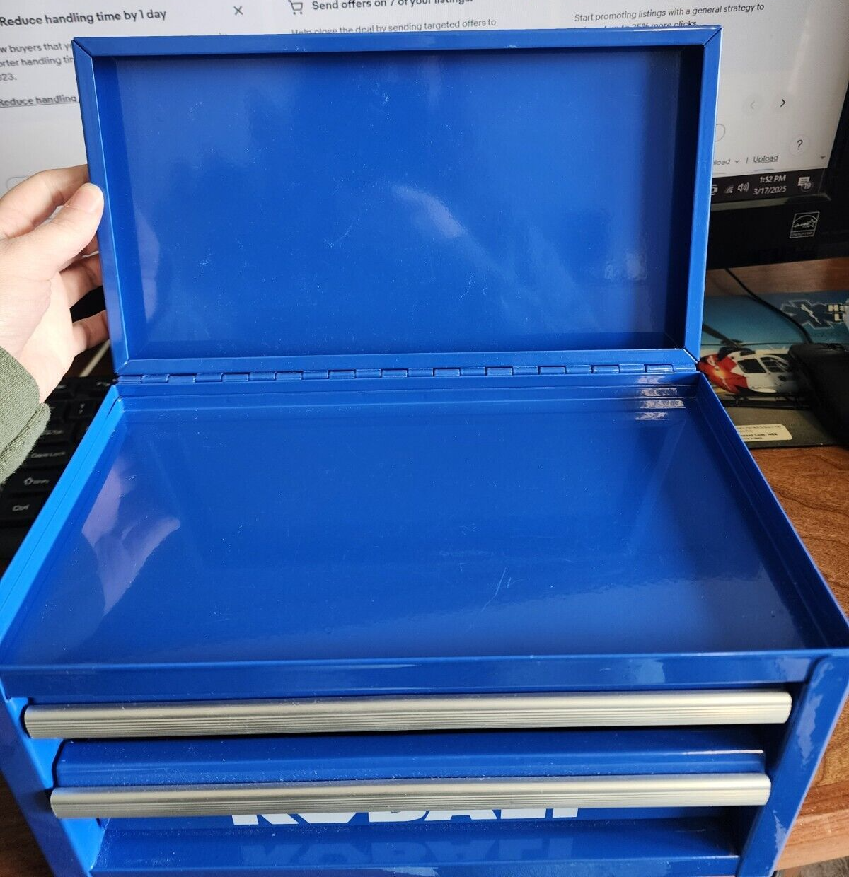 Kobalt Mini 2 Drawer BLUE Tool Box