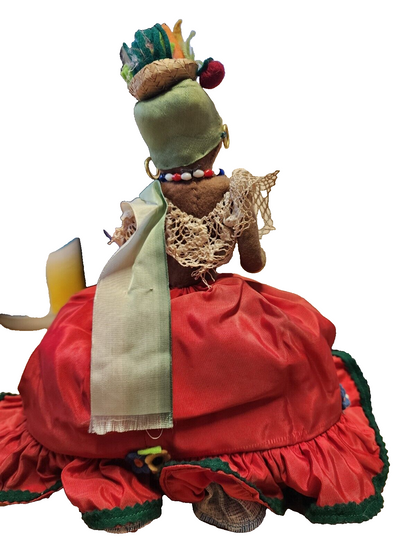 Bahia, Brazil Soft Cloth "Reversible" Doll Hand Made