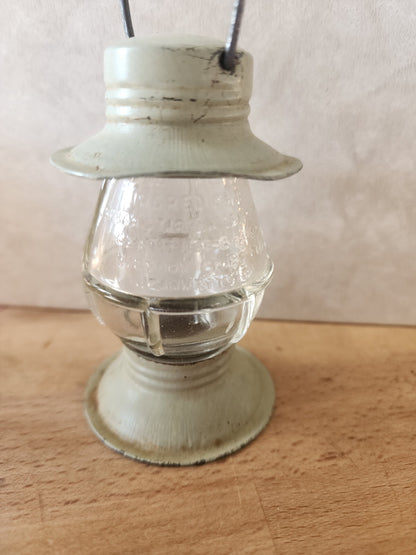 Light Green Avor Lantern Candy Container - Vintage