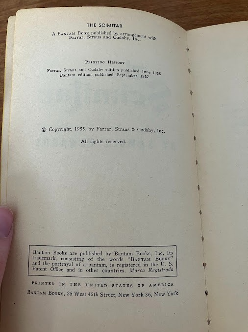 Vintage Paperbacks - Bantam Books - Lot Of 3