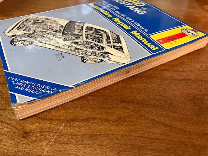 HAYNES - FORD V8 MUSTANG - 1964 1/2 thru 1973 - Automotive Repair Manual