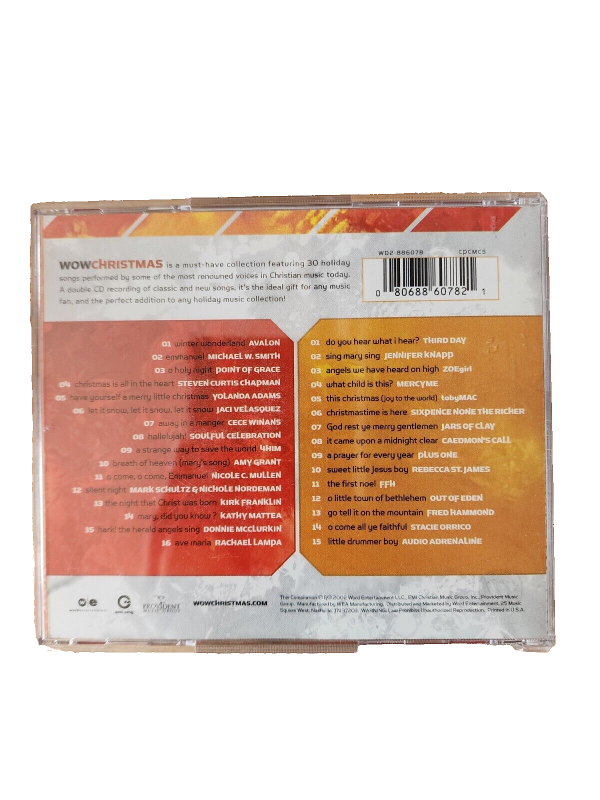 Various Artists : Wow Christmas CD 2 discs (2002)