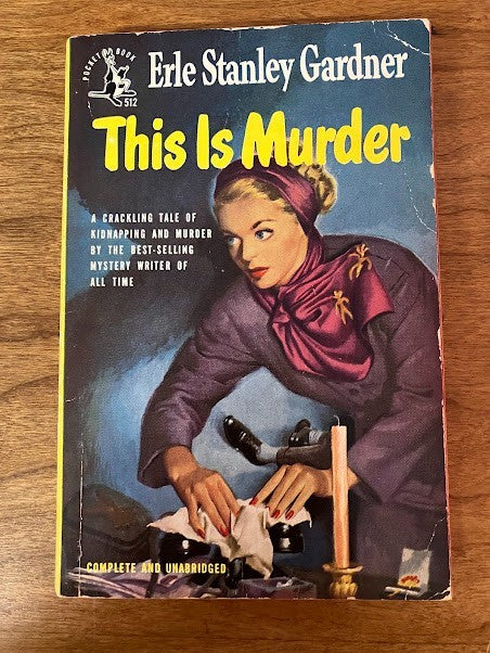 This Is Murder Mystery Paperback Book by Erle Stanley