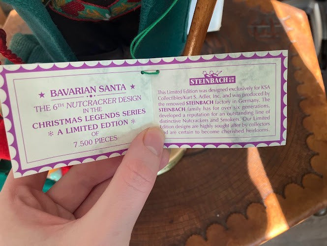 STEINBACH NUTCRACKER - Bavarian SANTA