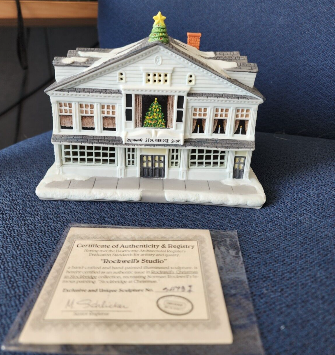 Hawthorne Porchlight Rockwell's Christmas In Stonebridge, Rockwell's Studio